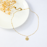 Vintage gold sun necklace nz