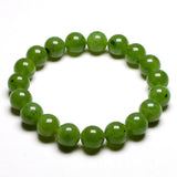 Vintage Jade Bracelet Green / 16 cm nz
