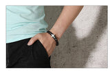 Vintage leather cross bracelet nz