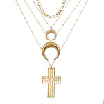 Vintage long cross necklace nz