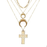 Vintage long cross necklace nz