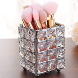 Vintage makeup brush holder Silver nz