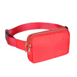 Vintage minimalist bum bag Red nz