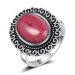 Vintage rhodochrosite ring nz