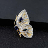 Vintage sapphire butterfly necklace nz