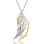 Vintage silver angel necklace nz