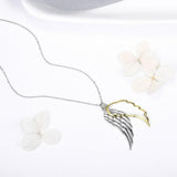 Vintage silver angel necklace nz