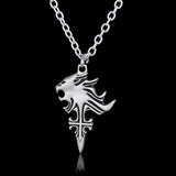 Vintage silver lion necklace nz