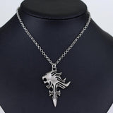Vintage silver lion necklace nz