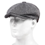 Vintage style beret Grey / L (58 59cm) nz