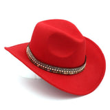 Vintage style Felt hat Red nz