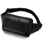 Vintage style waist bag Black nz