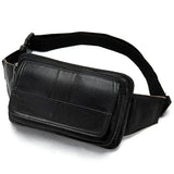 Vintage style waist bag Black nz