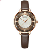 Vintage style watch Coffee belt nz