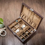 Vintage-Style Wood Jewellery Box Light brown nz