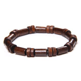 Vintage wooden bracelet Brown / 17 cm nz