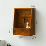Vintage wooden key holder Brown nz