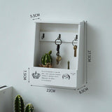 Vintage wooden key holder White nz