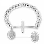 Virgin Mary Cross Bracelet Gold nz