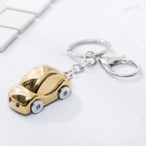 Volkswagen Beetle Keyring Gold nz