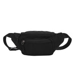 Waist bag with hidden pocket Black nz