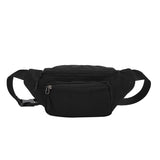 Waist bag with hidden pocket Black nz