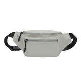 Waist bag with hidden pocket Light grey nz