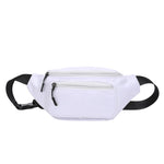 Waist bag with hidden pocket White nz