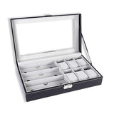 Watch and glasses box Black nz