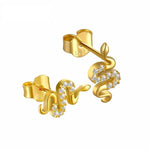Wavy snake earrings nz