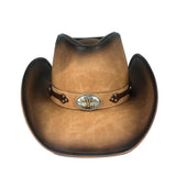 Western Leather cowboy hat nz
