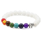 White 7 Chakra Bracelet nz