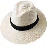White and black Panama hat nz