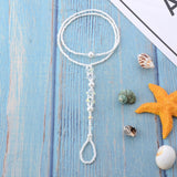 White anklet nz