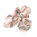 White bead hair tie nz