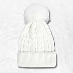 White beanie with pompom nz