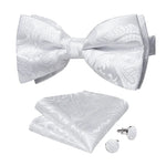 White bow tie cashmere pattern nz
