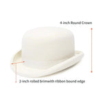 White bowler hat nz
