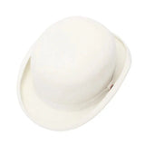 White bowler hat S (54 55cm) nz