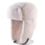 White faux fur ushanka nz