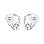 White flower earrings nz