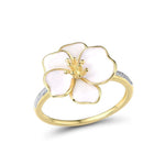 White flower ring 51 mm nz