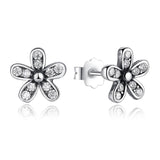 White gold flower earrings nz