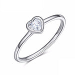 White gold heart ring nz