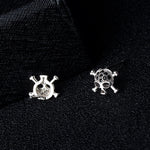 White gold skull earrings nz