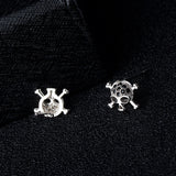 White gold skull earrings nz