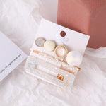 White hair clip set nz