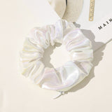 White hair tie with storage pouch nz