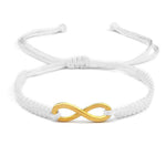 White infinity bracelet nz