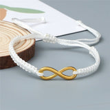 White infinity bracelet nz